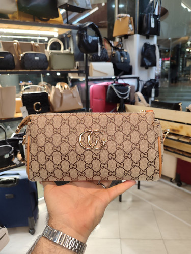 کیف مدل پاسپورتی دستی و دوشی طرح گوچی Gucci