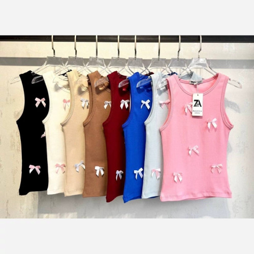 کراپ تاپ بلند پاپیون دار دخترانه