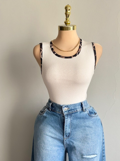 تاپ کراپ نوار پلنگی