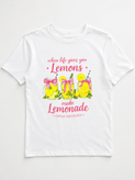 تیشرت طرح lemons پنبه 28 قد باکسی