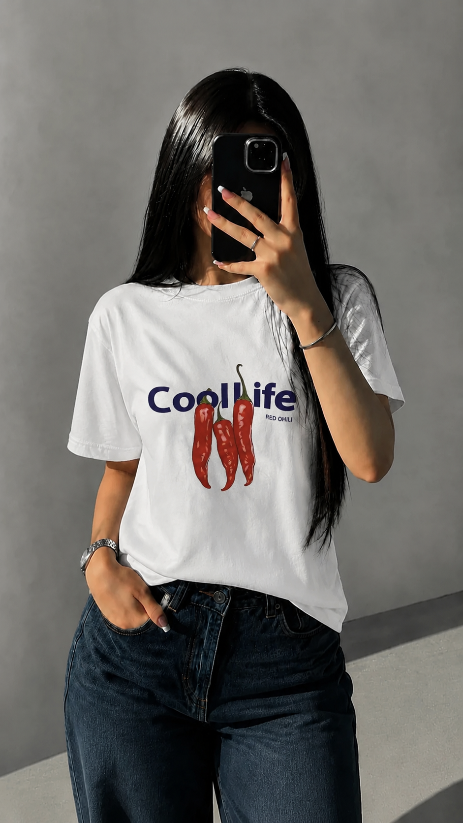 تیشرت طرح فلفل cool life پنبه 28